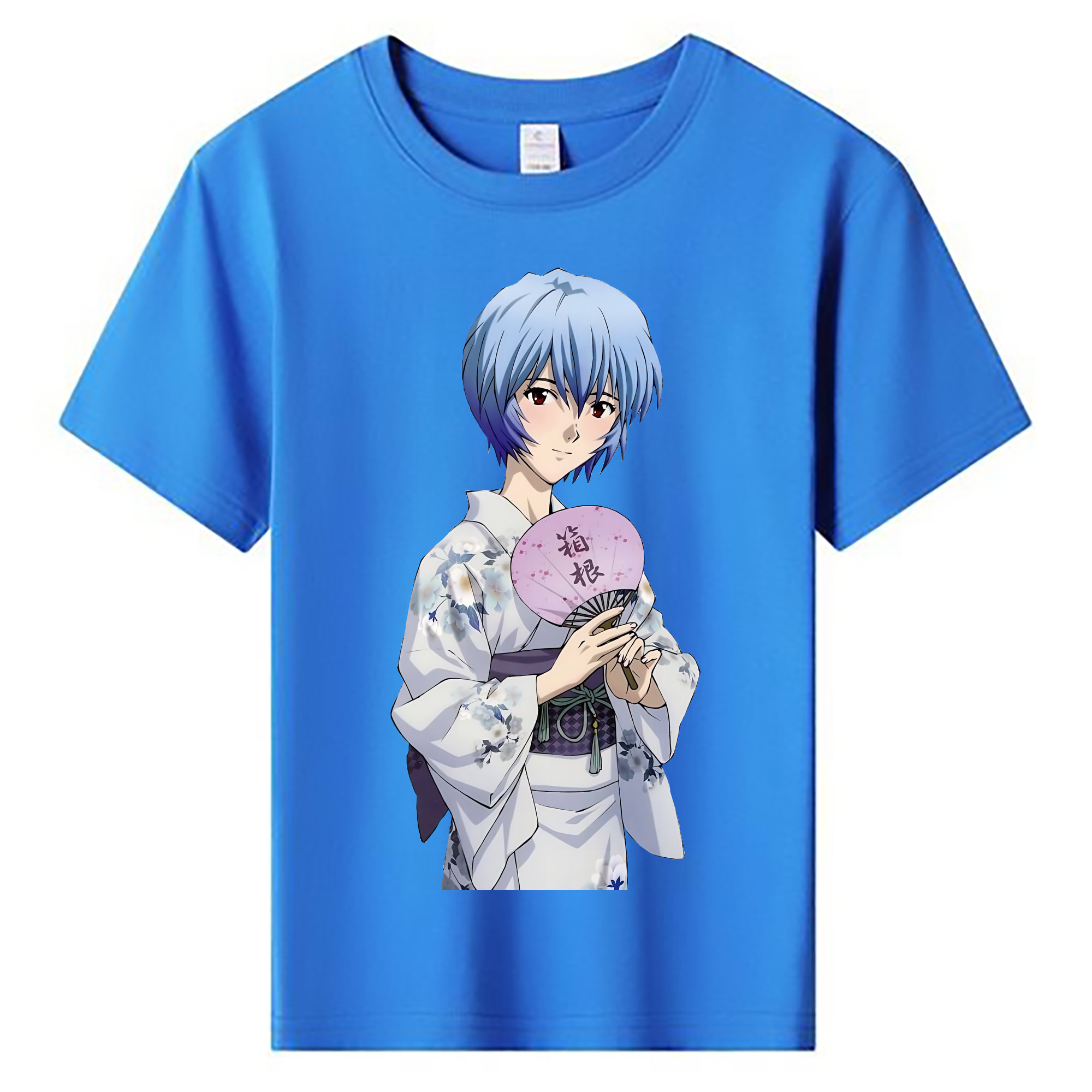 （画像用） EVA 新世紀エヴァンゲリオン 綿100％キッズTシャツ（フロントプリント）